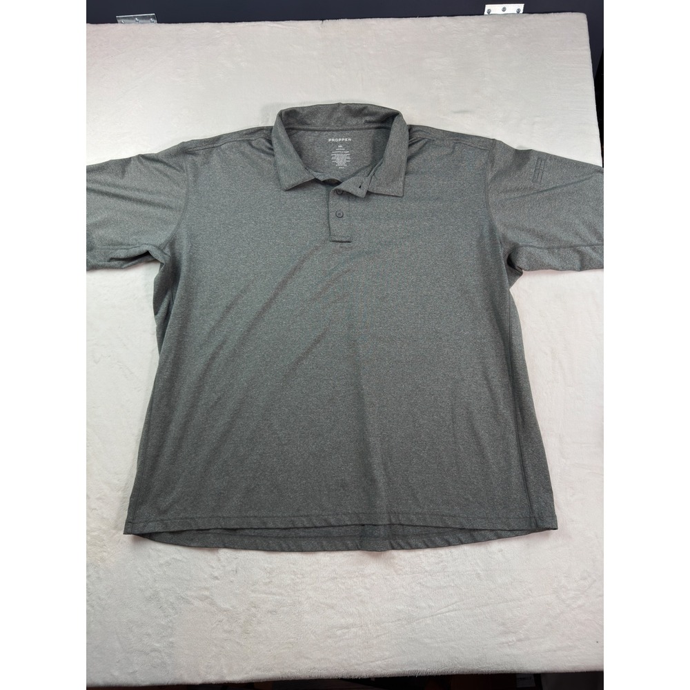 Propper Mens Snag-Free Tactical Polo Shirt Gray Heather 3XL Short Sleeve Pocket